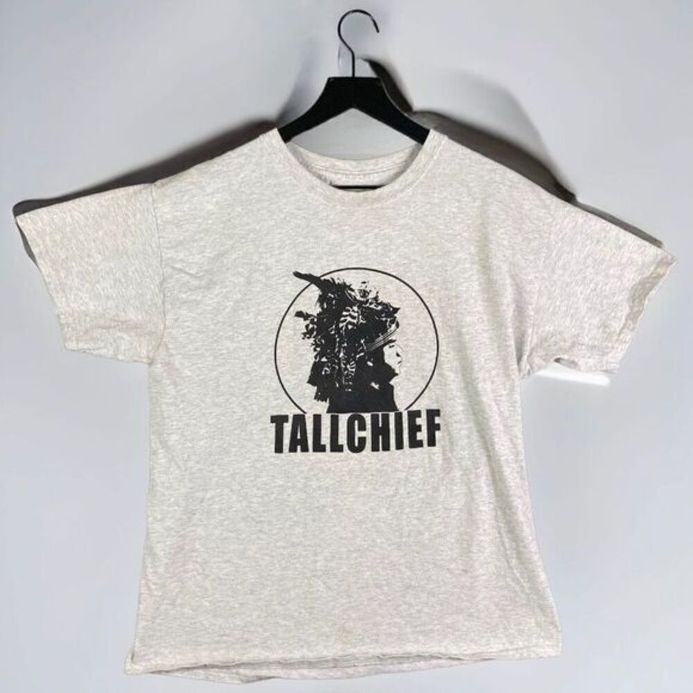 Vintage Camp Shirt Tallchief RV Campground Mens Size‎ Large 90s Adult Short